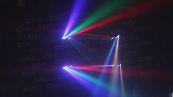 클럽/이동할 수 있는 DJ를 위한 DMX Chanels 차가운 백색 소형 LED 이동하는 맨 위 소형 광속