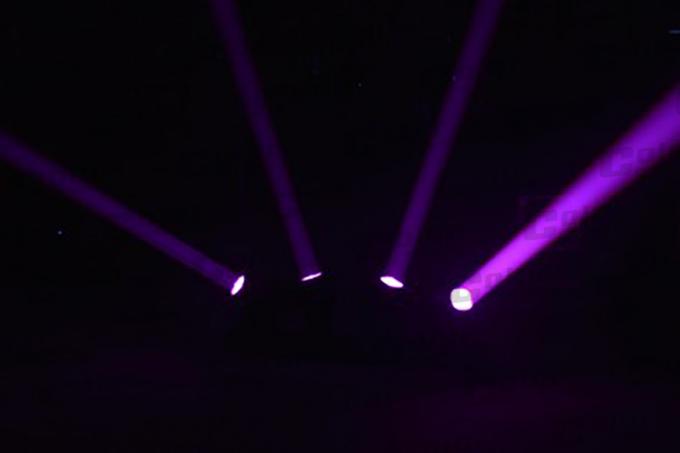 4 * 클럽/DJ/쇼/결혼식을 위한 1개의 소형 LED 이동하는 맨 위 광속에 대하여 50W RGBW 4