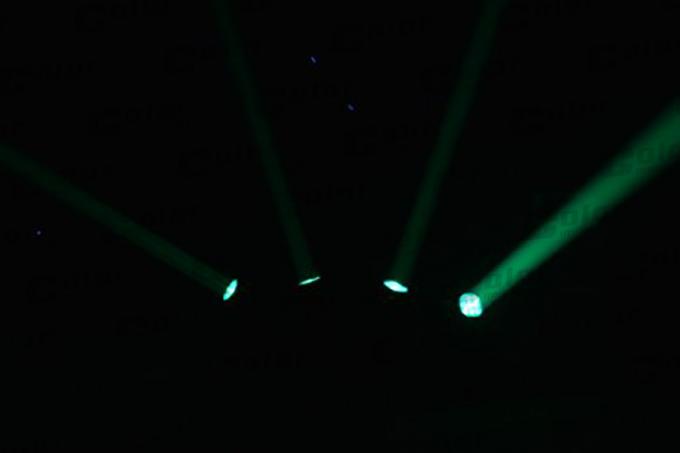 4 * 클럽/DJ/쇼/결혼식을 위한 1개의 소형 LED 이동하는 맨 위 광속에 대하여 50W RGBW 4