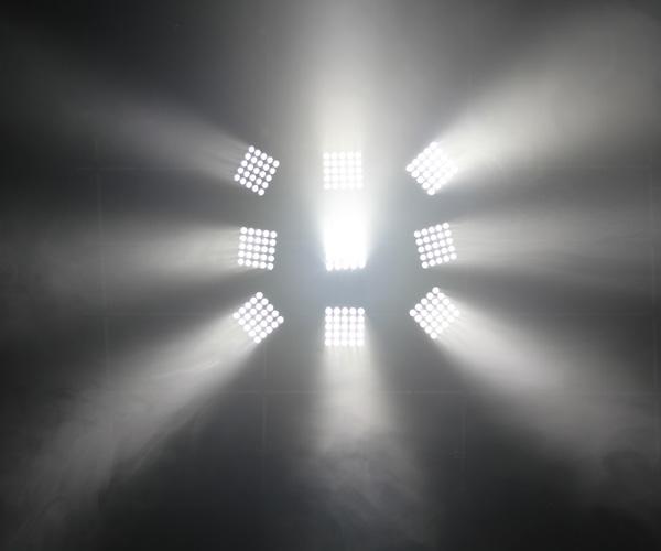 25 * 극장을 위한 Artnet 통제 이동하는 맨 위 세척을 가진 10W RGBW 크리 사람 LED 단계 점화